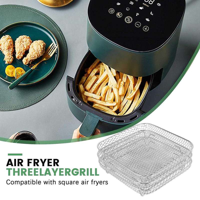 8 Inch Air Fryer Rack Compatible Instant Vortex Air Fryer,COSORI Air Fryer