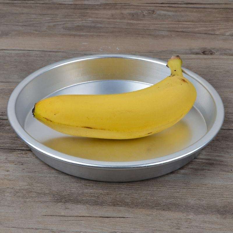 8 Inch 2.5 Cm Outdoor Aluminum Plate Dinner Plate Cookware Tableware Baking Tray Pizza Plate Dish Ba