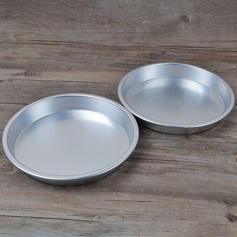 8 Inch 2.5 Cm Outdoor Aluminum Plate Dinner Plate Cookware Tableware Baking Tray Pizza Plate Dish Ba