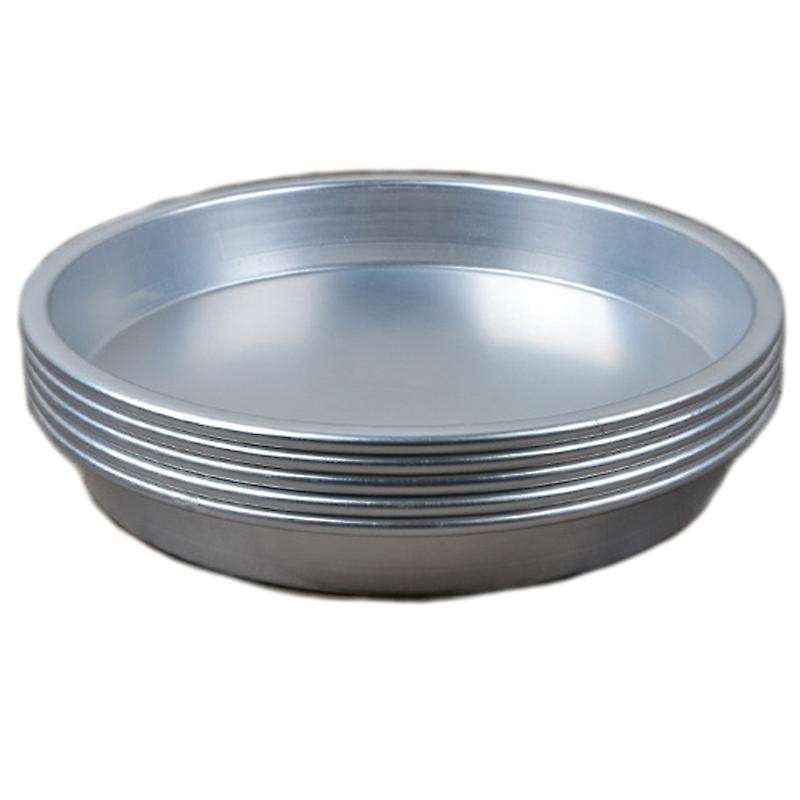 8 Inch 2.5 Cm Outdoor Aluminum Plate Dinner Plate Cookware Tableware Baking Tray Pizza Plate Dish Ba