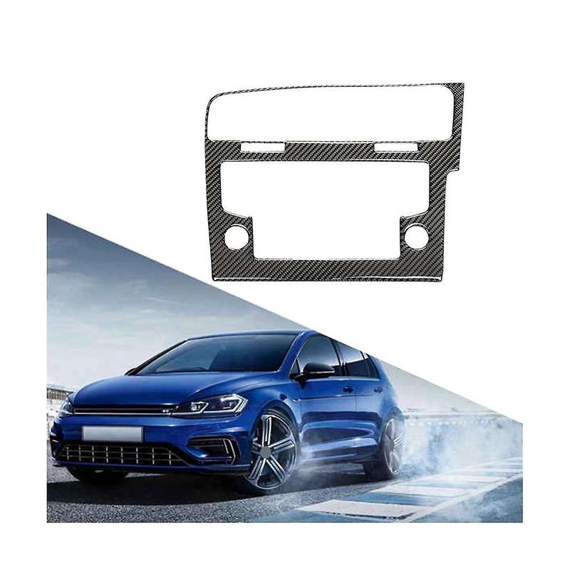 8 Inch Carbon Fiber Frame Upgraded Version Radio Panel Decorative Frame for Golf 7 Mk7 Golf 7.5 Mk7