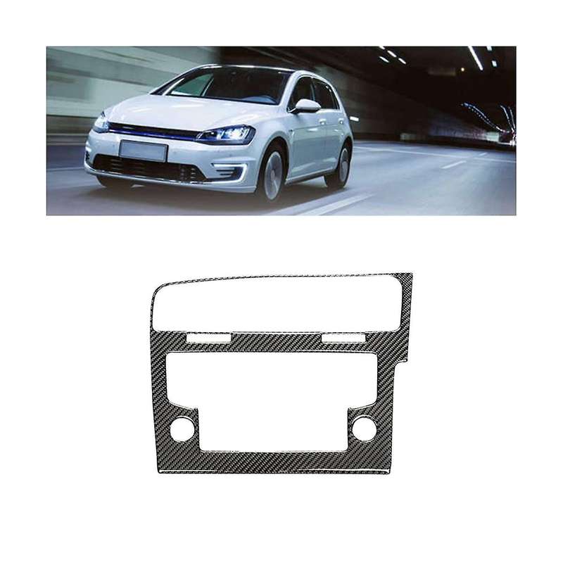 8 Inch Carbon Fiber Frame Upgraded Version Radio Panel Decorative Frame for Golf 7 Mk7 Golf 7.5 Mk7