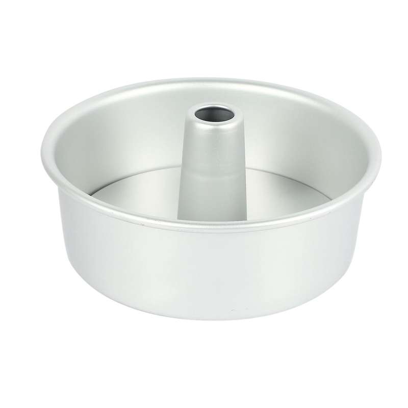 8 Inch Aluminum Alloy Round Chiffon Cake Removable Bottom Hollow Chimney Cake Mold Diy Baking Cake