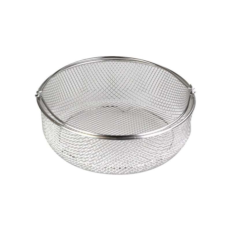 8 Inch Airfryer Basket Steamer Basket Stainless Steel Mesh Basket Roasting Rack for Airfryer Access