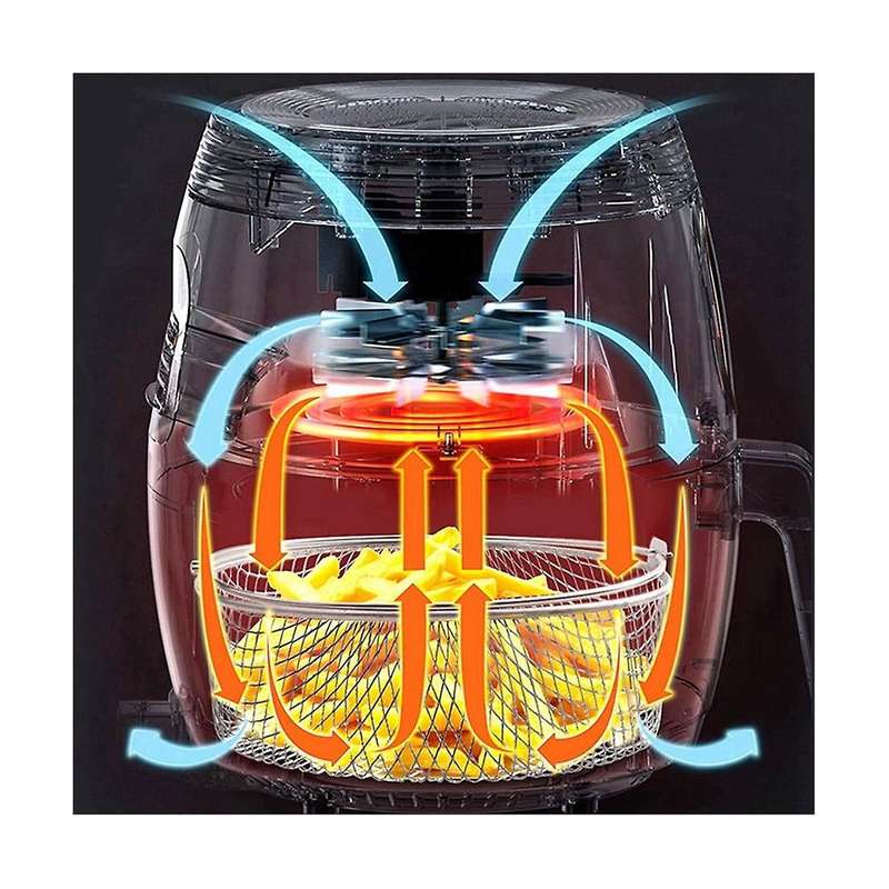 8 Inch Airfryer Basket Steamer Basket Stainless Steel Mesh Basket Roasting Rack for Airfryer Access