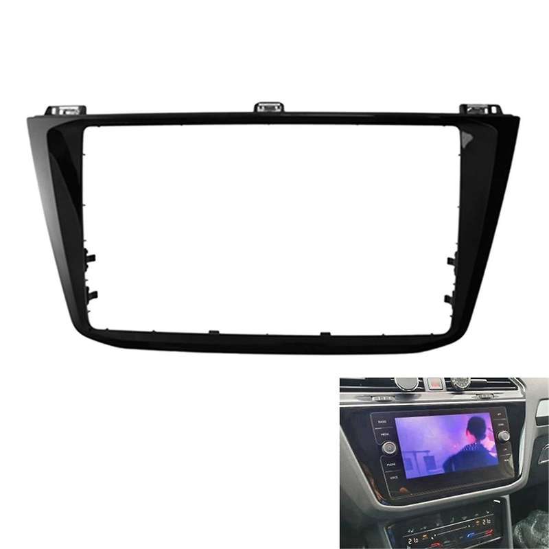 8 Inch Center Mask Center Navigation Frame Car Radio Decorative Frame Stereo Panel for Mk2 2017-2020