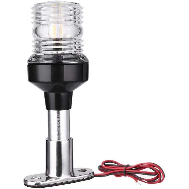 8 Inch Fold Down LED Navigation Light 360 Degree Sailing Signal Lamp for Yacht Boat Stern Anchor Lig