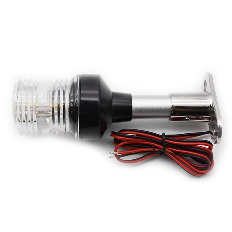 8 Inch Fold Down LED Navigation Light 360 Degree Sailing Signal Lamp for Yacht Boat Stern Anchor Lig