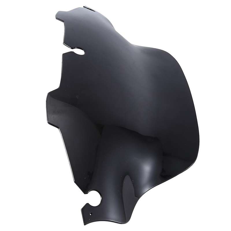 8 Inch Windshield Deflector Wavy Windshield Fairing Motorcycle Supplies for Gliding 94-13 Black