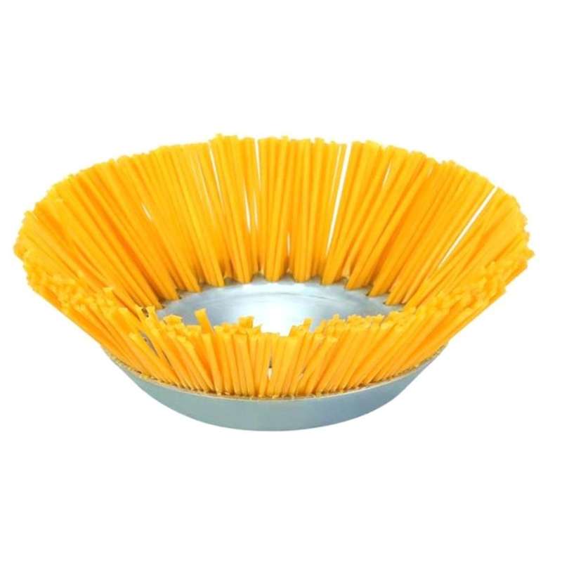 8 Inch Universal Grass Trimmer Nylon Wire Wheel Trimmer Brush Weeder Rotary Weed Brush for Garden We