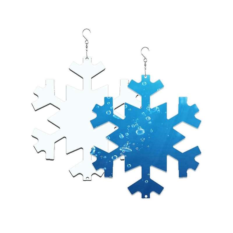 8 Pack 10inch Sublimation Wind Spinner Blanks,3d Sublimation Wind Spinner Blank for Christmas Indoor