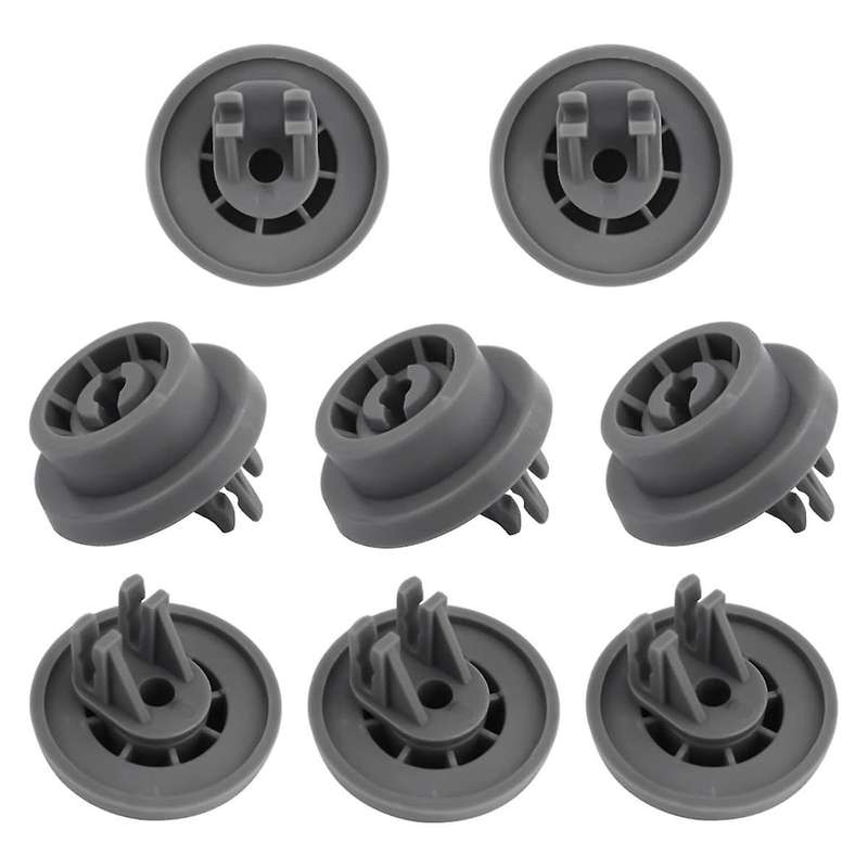8 Pack DD66-00023A Dishwasher Rack Roller Replacement for Dishwasher Lower Dishrack Wheels Replaces