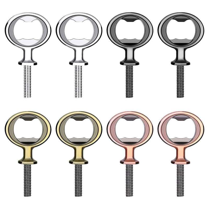 8 Pack Metal Bottle Opener Kits Stainless Steel Bottle Opener Insert Diy Bottle Opener Hardware Fla