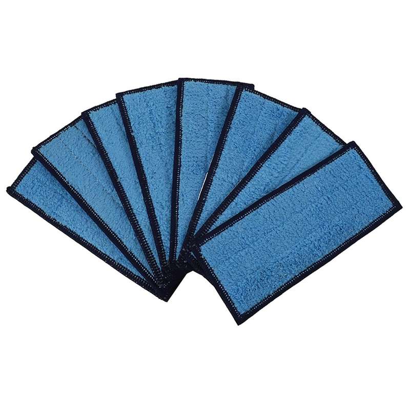 8 Pack Microfiber Wet Cloth Mopping Pads Washable Reusable Replacement for Jet 240/241 Cleaner Robot