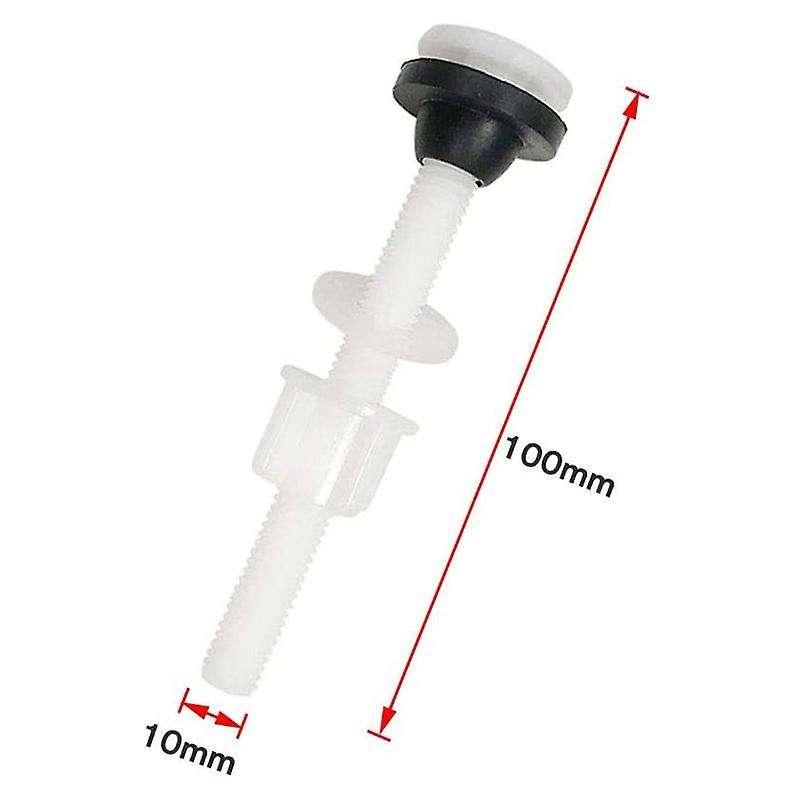 8 Pack Toilet Tank Plastic Bolts M10 Tank to Bowl Bathroom Toilet Repair Kits Fitting Screws and Sea
