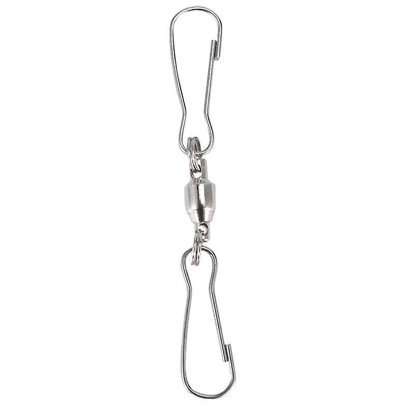 8 Pack Spinning Double Swivel Hooks for Wind Spinners, Windsock, Bird Feeders, Wind Chimes Crystal T