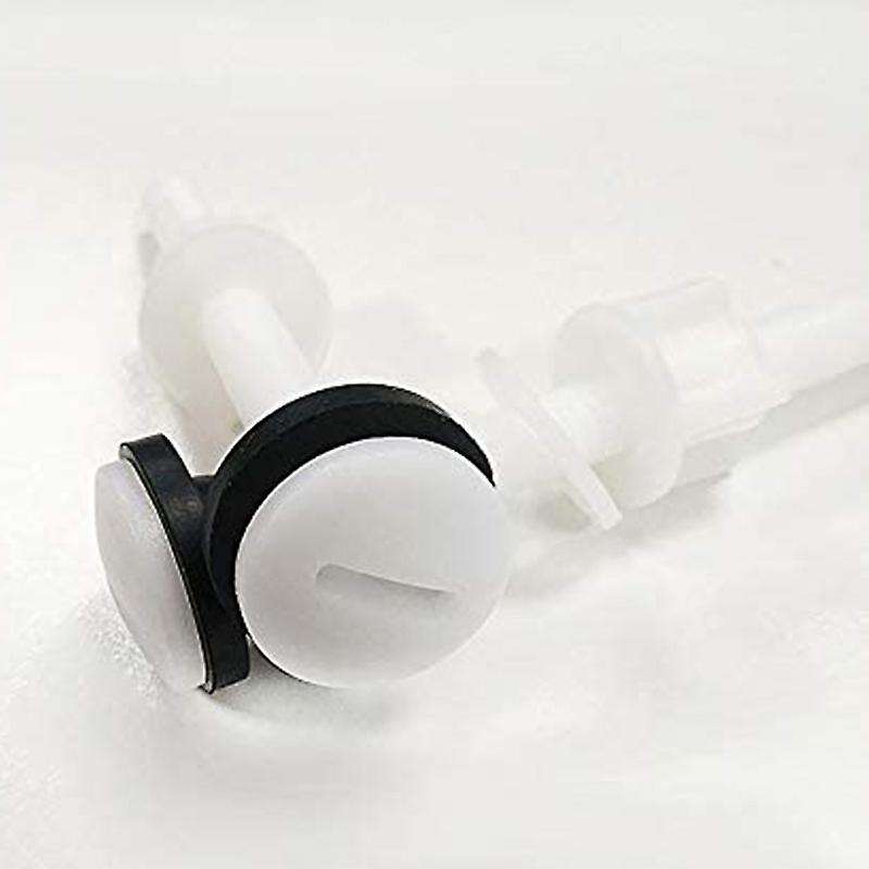8 Pack Toilet Tank Plastic M10 Tank to Bowl Bathroom Toilet Repair Kits Fitting Screws and Seal Set