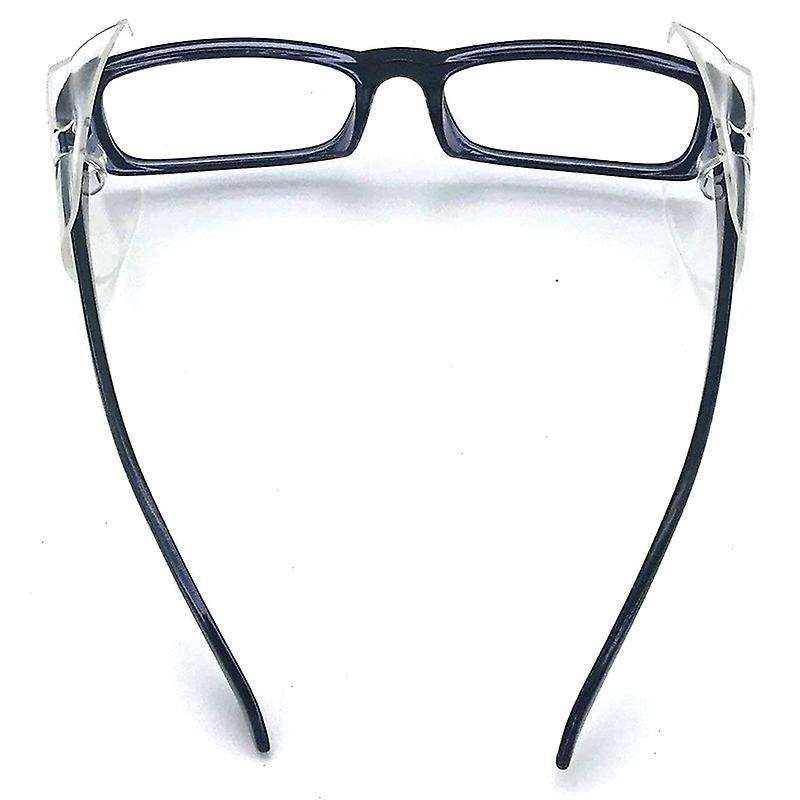 8 Pairs Safety Eye Glasses Side, Slip on Clear Side Shield for Safety Glasses- Fits Most Eyeglasses