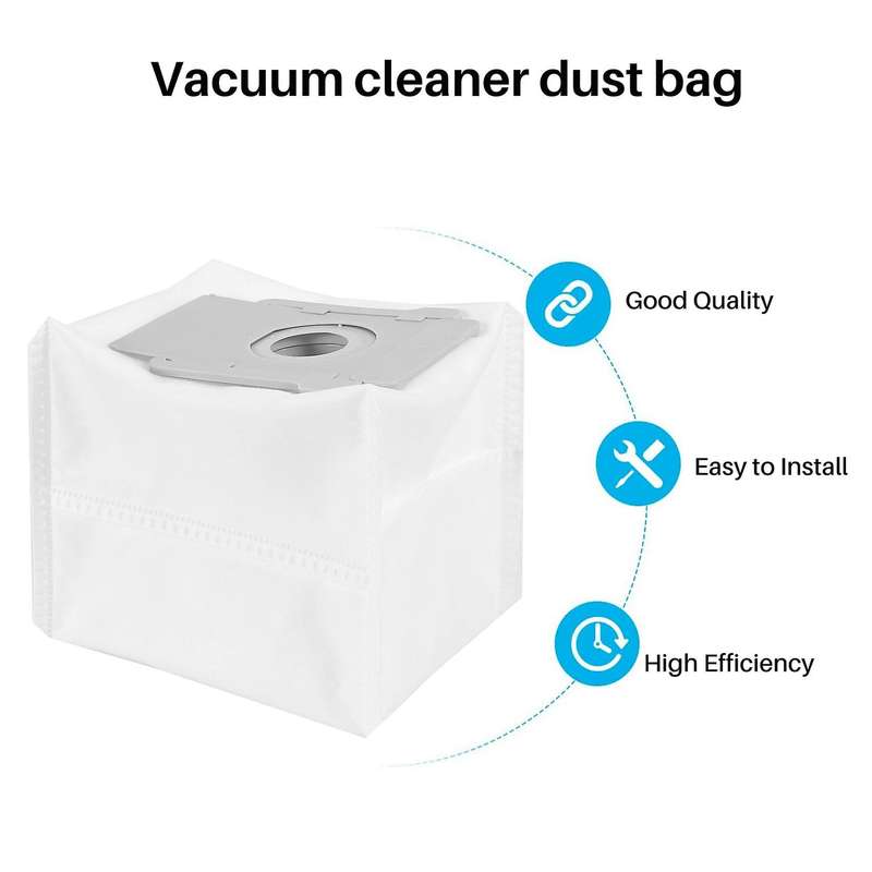 8 Pack Vacuum Bags for I7 I7+/plus S9+ (9550) I & S Series Clean Base Automatic Dirt Disposal Bags