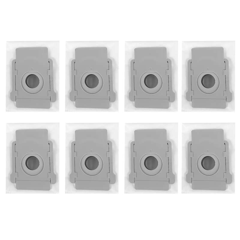 8 Pack Vacuum Bags for I7 I7+/plus S9+ (9550) I & S Series Clean Base Automatic Dirt Disposal Bags