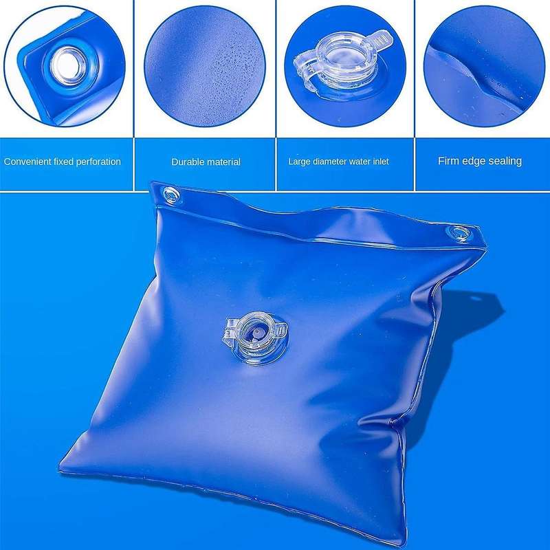 8 Pack Wall Bags for Above Ground Pool, Heavy Duty Pool Water Bag Pool Cover Weights Pool Closing Wi