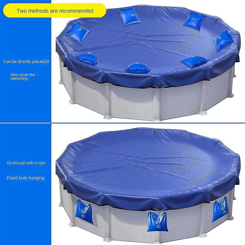 8 Pack Wall Bags for Above Ground Pool, Heavy Duty Pool Water Bag Pool Cover Weights Pool Closing Wi