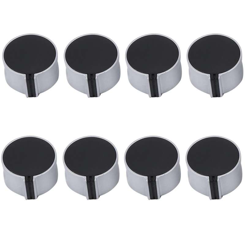 8 PCS Gas Stove Knob,8mm Cooker Control Switch Range Knobs Cooktop Knob for Kitchen Replacement Acc