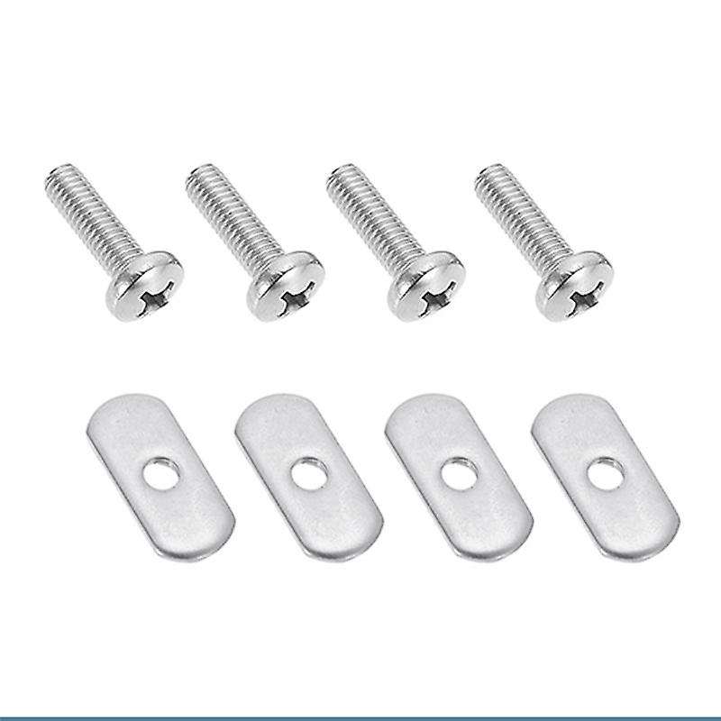 8 Pcs Kayak Rail/ M6 Screws & Nuts T Slot Bolt Replacement Stainless Steel Gear Mounting Bolt Kayak