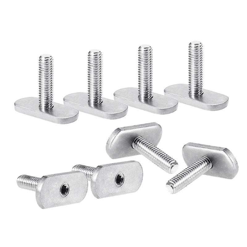 8 Pcs Kayak Rail/Track M6 Screws & Nuts T Slot Bolt Replacement Stainless Steel Gear Mounting Bolt K