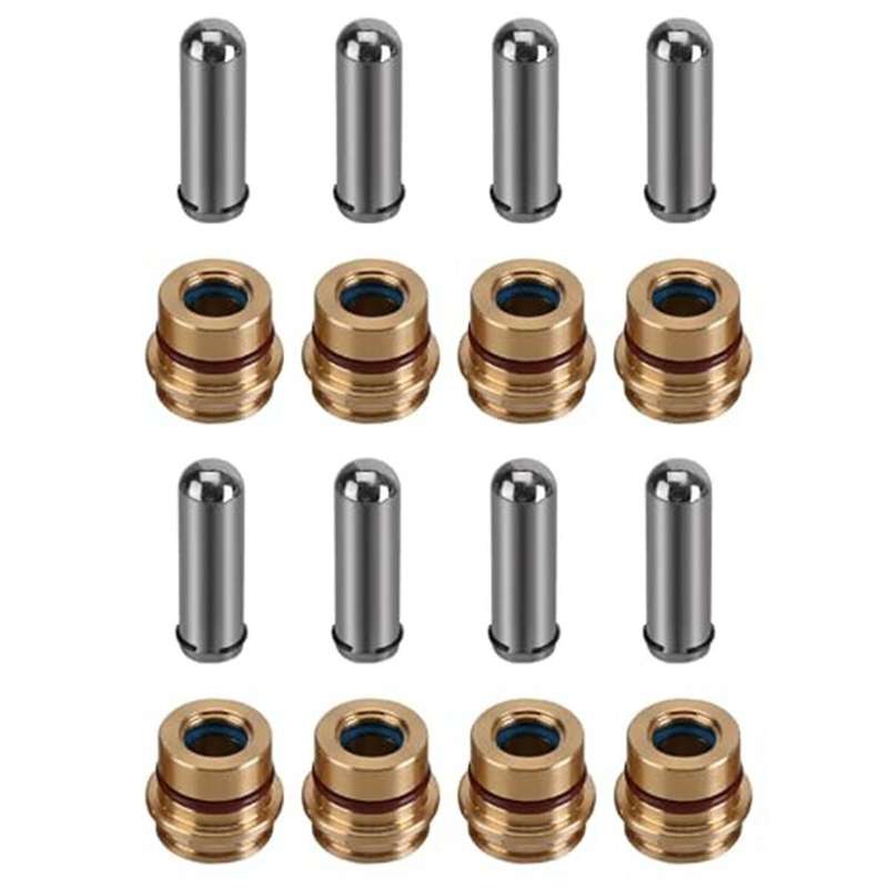 8 Pcs Pilot Valve Pusher 198-1076 1981076 for CAT Excavator 216B3 226B 236B 242B 247B 252B 268B 287B