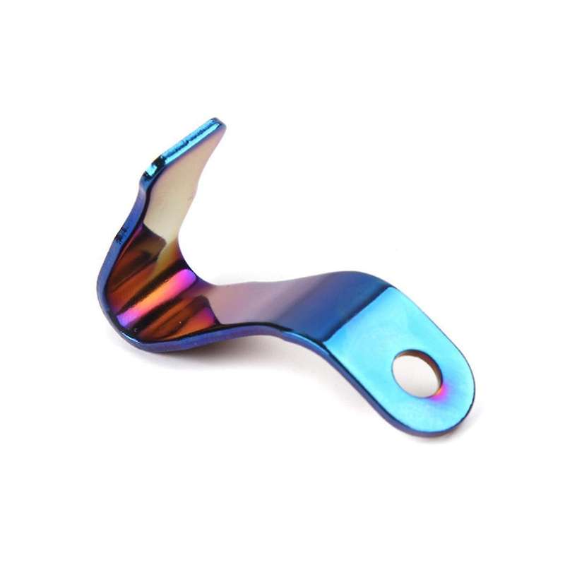 8 Pcs Motorcycle Helmet Small Hook Universal Stainless Steel Color Titanium Motorcycle Convenient 6