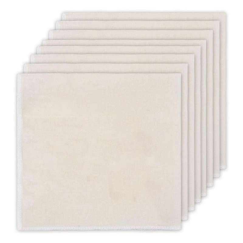 8 PCS Reusable Cheese Cloths for Straining, 20x20 Inch Hemmed Organic Cheesecloth, for Coffee Brewin