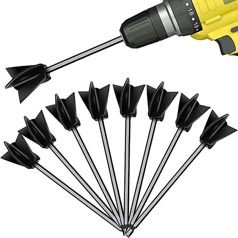 8 Pcs Resin Mixer Epoxy for Mixing Reusable Multipurpose Epoxy for Drill for Epoxy and Paint Mixer