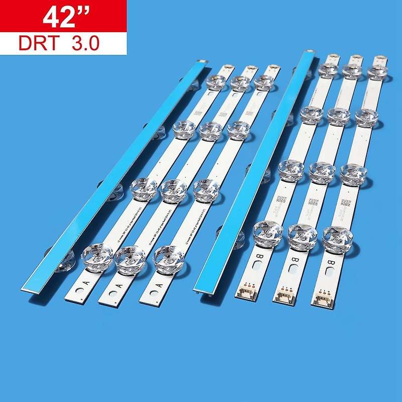 8 PCS/Set LED Backlight Strip Bar for LG LC420DUE 42LB3910 3.0 42 Inch 6916L-1709A 6916L-1710A