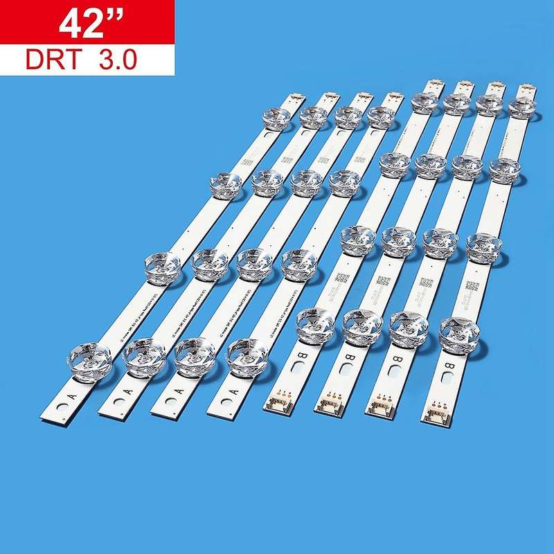8 PCS/Set LED Backlight Strip Bar for LG LC420DUE 42LB3910 3.0 42 Inch 6916L-1709A 6916L-1710A