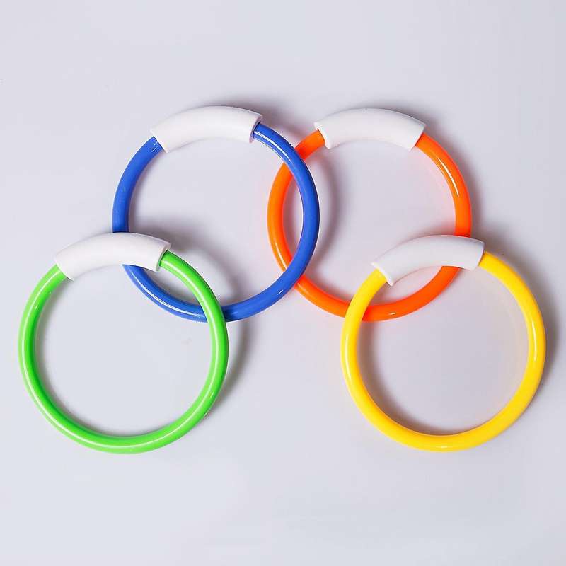 8 Pcs Underwater Swimming Pool Diving Rings, Diving Throw Bandits Toys . Training Dive Toys for Lea