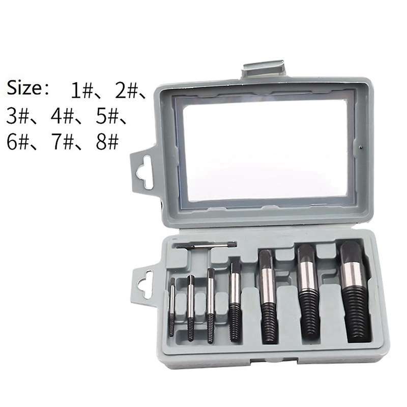 8 Pieces Of Water Pipe Broken Wire Extractor Faucet Triangle Valve Broken Thread Sliding Screw Brok