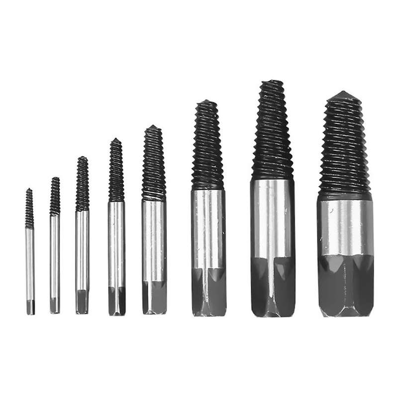 8 Pieces Of Water Pipe Broken Wire Extractor Faucet Triangle Valve Broken Thread Sliding Screw Brok