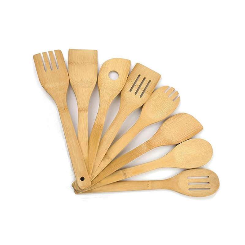 8 Spatulas - Spatula and Cooking Spoons Set - Kitchen Aid Made From 100% Fsc