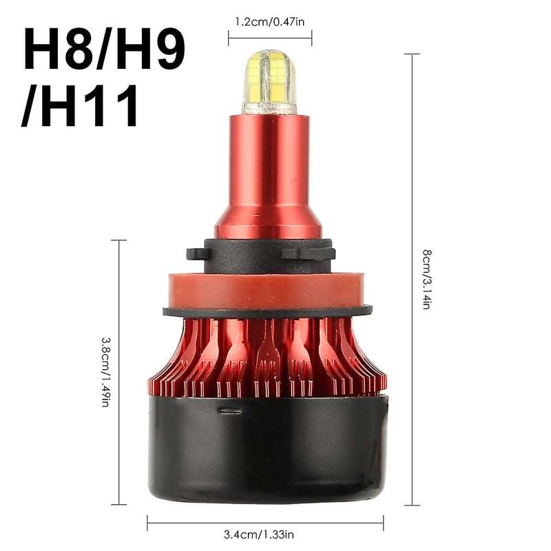 8 Sides Csp 13500Lm Fog Lights Led Headlight Led Auto Lamp 12V 6000K(H8/H9/H11)