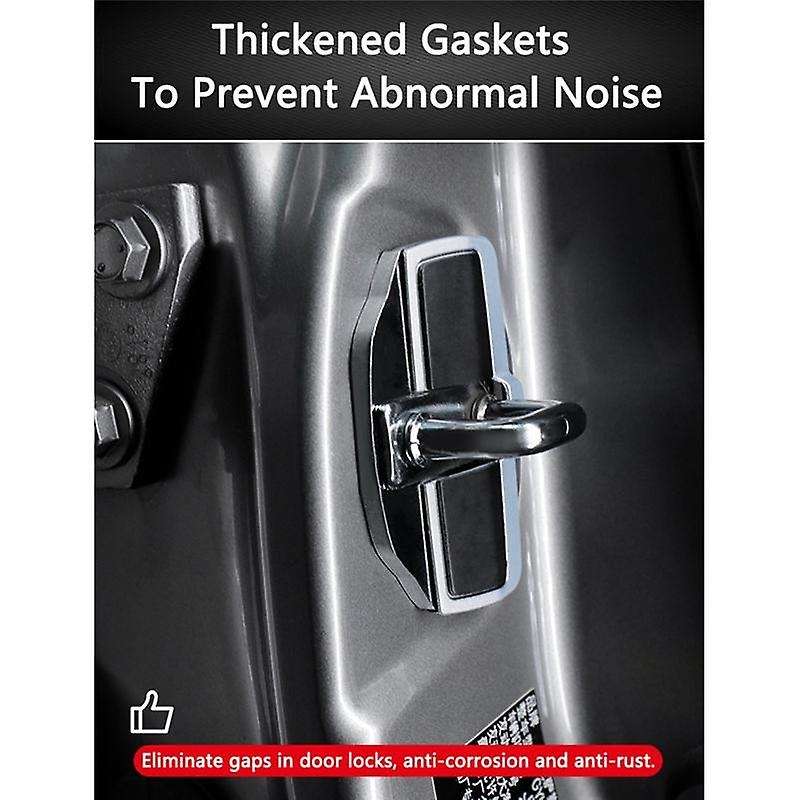 8 Sets Door Stabilizer for- Land Cruiser LC200 Corolla Yaris Car Door Lock Protector Latches Stoppe