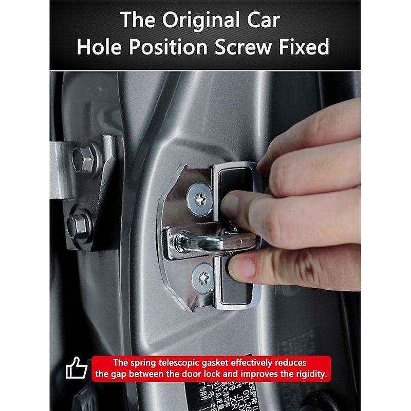 8 Sets Door Stabilizer for- Land Cruiser LC200 Corolla Yaris Car Door Lock Protector Latches Stoppe
