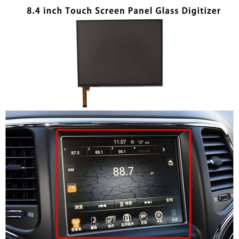 8.4 Inch Press Screen Panel Glass Digitizer for Grand RAM 1500 Uconnect 3C 8.4 VP3 VP4