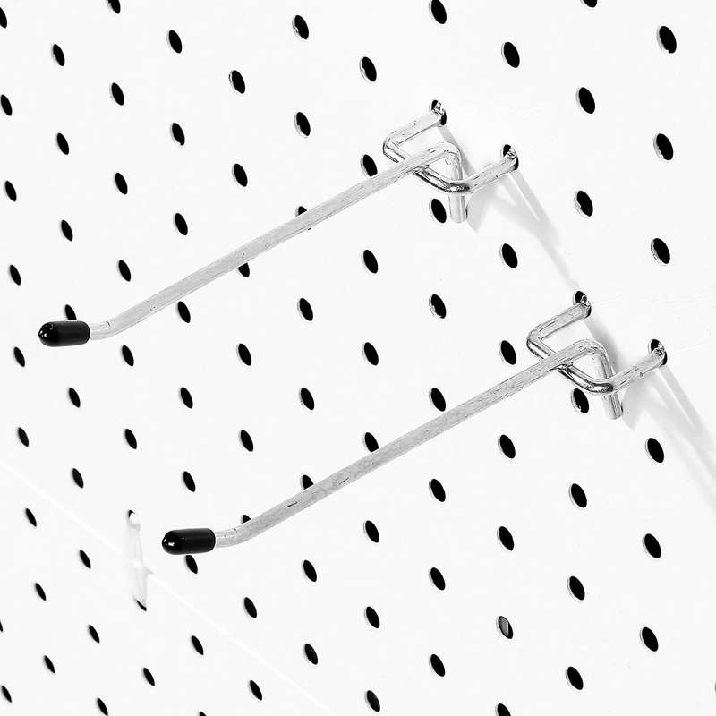 80 Piece Pegboard Hooks Assortment with Pegboard Bins, Peg Locks, for Organizing Various Tools for R