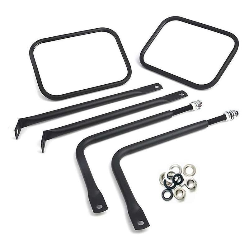 8.6 Inch Door Rearview Mirror Offroad Adjustable Side Mirror for Wrangler CJ YJ TJ JK JL RR Style