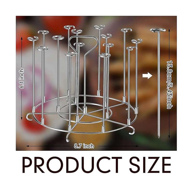 8.7 Inch Grills Dehydration Racks for Ninja Foodi 8qt Series Pot Quart Skewer Stand Accessories