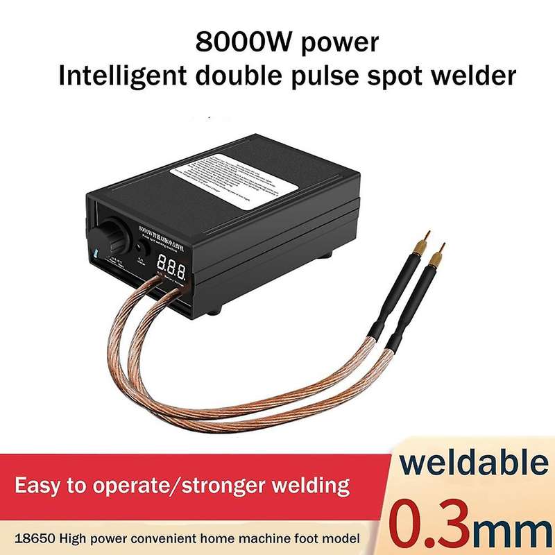 8000w Household Spot Welder 18650 Lithium Battery Spot Welder Portable Spot Welder Diy Kit Us Plug