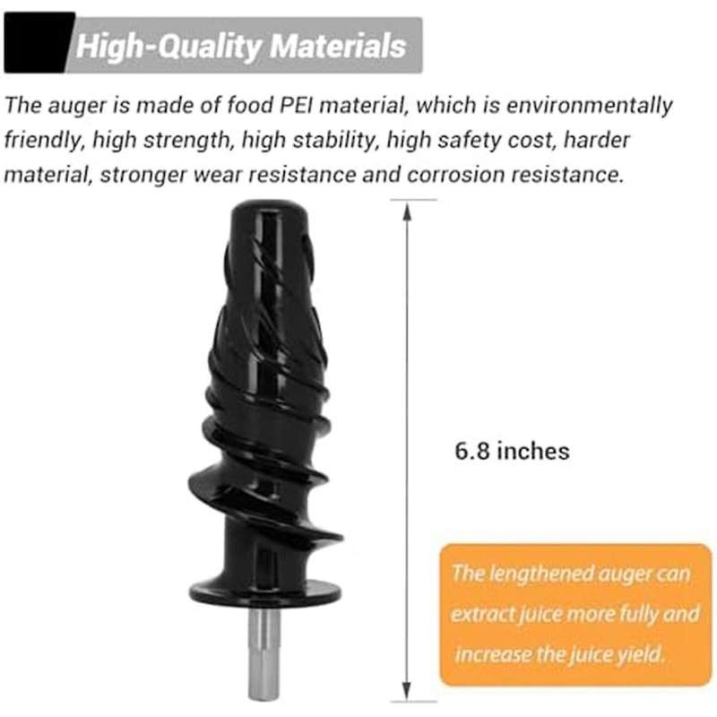 8006 Juicer Replacement Parts Compatible Thruster for 8003, 8004, 8005, 8007, 8008, MM900HDS