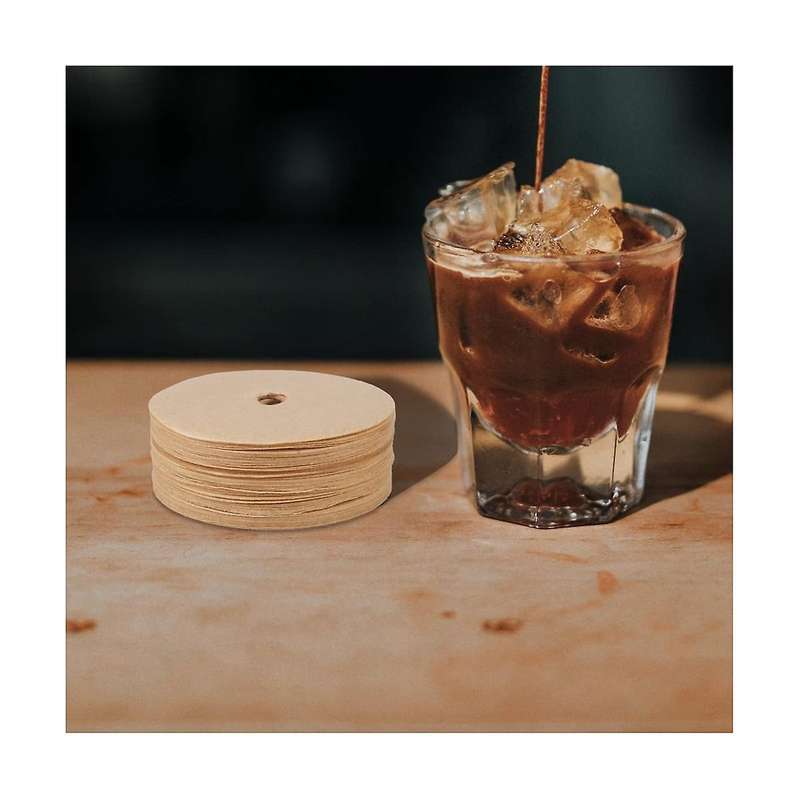 800pcs Round Coffee Filters, 3.75inch Coffee Filters Paper Unbleached Disc Coffee Filters Espresso C
