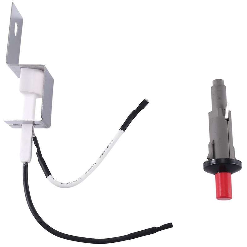 80462 Grills Replacement Ignitor Kit Compatible with Q100 Q200 Push Button Ignitor